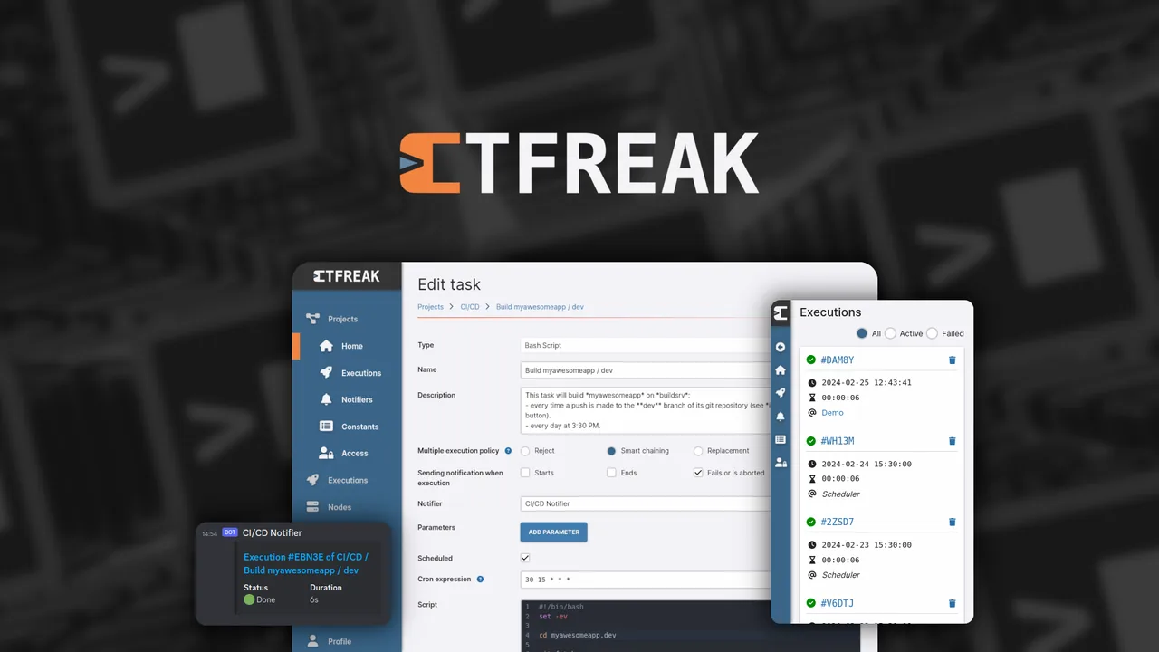 CTFreak user interface
